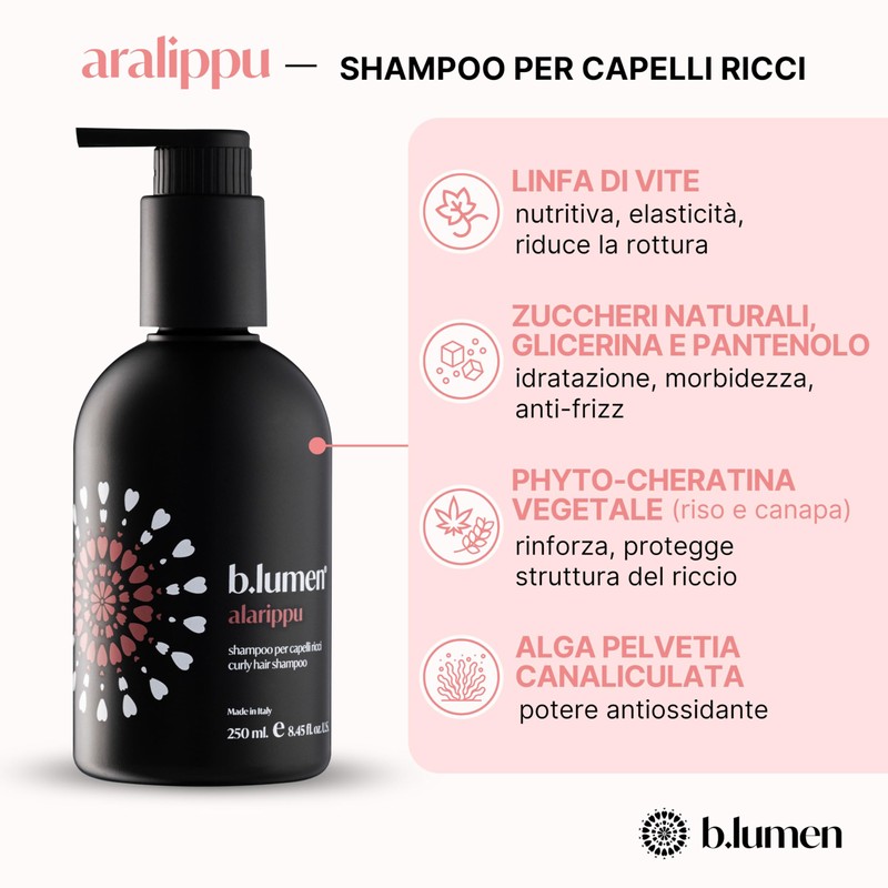 B.lumen Alarippu Shampoo for Curly Hair 250 ml Based on