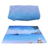 Decorative Tapestry Beach Sea Scenery Pattern Polyester Fiber Hanging Carpet
