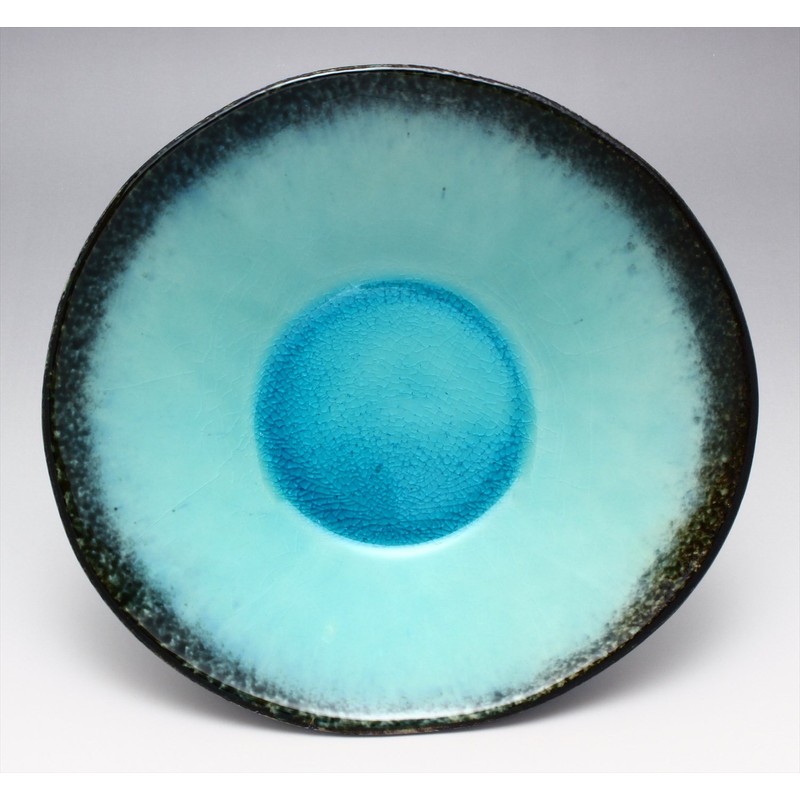 Utsuwa Luan 520-0049 Mino Ware Yamasaku Kiln Oval Moribot, Turkish