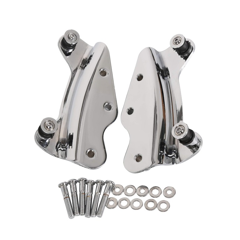 HECASA 4 Point Steel Docking Hardware Kit Chrome Compatible with