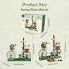 PANTASY Vintage Flower Bicycle Building Set with Spring Picnic Scene