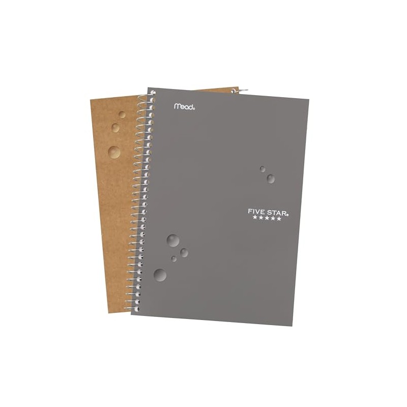Five Star Cuaderno Espiral 2 Temas 100 Hojas Rayado Universitario