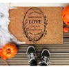 DecStic Dear Friends,Since God So Loved Us Coir Doormat Bible