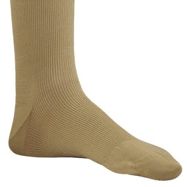 Ames Walker AW Style 132 Cotton 15-20 mmHg Moderate Compression Knee High Socks Khaki Large