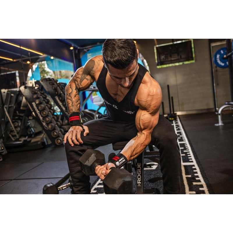 BEAR GRIP - Weight lifting wrist support wraps (Sold in