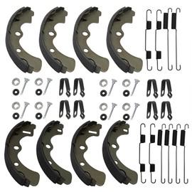Brake Shoes Front&Rear All Springs Pins Left&Right for Kawasaki Mule 3000 3010 3020 4000 4010 KAF620 KAF950 Diesel 2001-2021