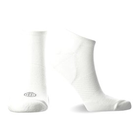 Doctor's Choice Plantar Fasciitis Compression Socks, Arch Support For Men & Women, 10-20 mmHg Compression (White, Large)