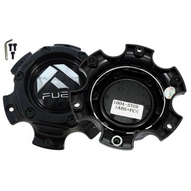 Wheel Center Cap for Fuel 1004-37/36GB Gloss Black Large Bore for 6-Lug 1PC
