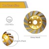Generic Diamond Cup Grinding Wheel, 4-Inch 12-Segment Turbo Row Diamond