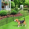 ADAVIN Garden Fence Animal Barrier with Gate 32 in(H)×17.5 Ft(L)
