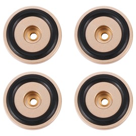 Daiilg 4PCS Turntable Isolation Feet Pads Aluminum Speaker Spikes Stand Foot Cones Base Mat for Audio Sound Amplifier