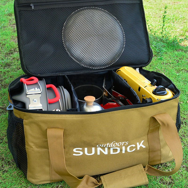 Camping Cookware Storage Bag Waterproof Outdoor Travel Tableware Storage Handbag
