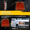 VYNTRAL Parking Corner Side Marker Light Housing Compatible with 1992-1997