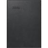 BRUNNEN Taschenkalender Mod. 731 2026 | A6, Kunststoff, schwarz