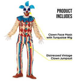 Morph Children's Clown Costume, Circus Costumes, Children's Clown Costume, Boys, Children's Costume Clown Costume, Child, Circus Costume, Size M