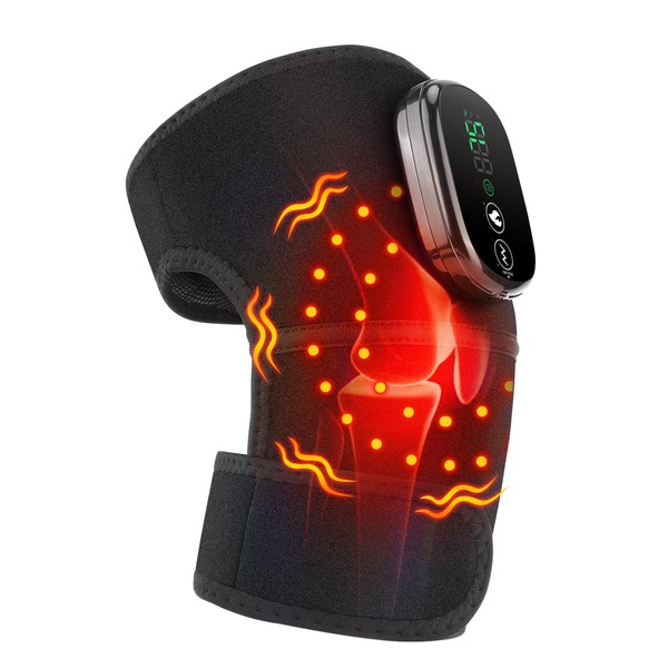 EDIFOLLY Cordless Knee Heating Pad, Knee Massager with Heat and
