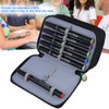 72 Slots Colorful Student Fabric Pen Bag Pencil Pouch Box