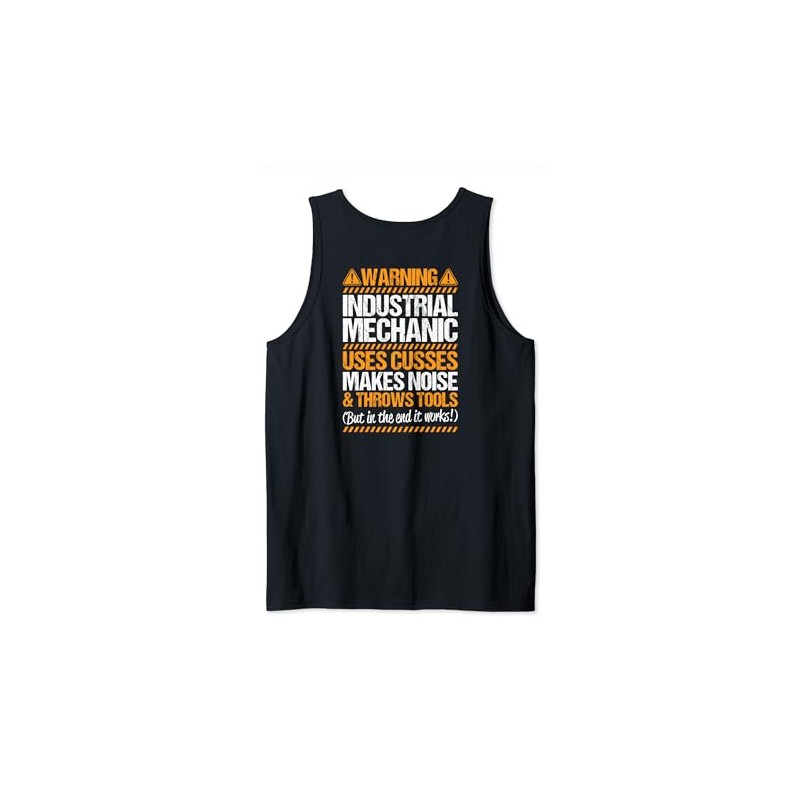 Millwright Throws Tools Industrial Mechanic Tank Top