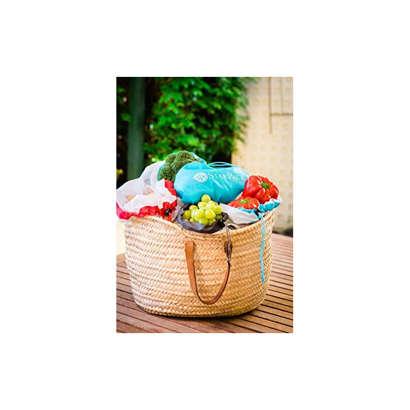 StarPack Reusable Produce Bags - Zero Waste Mesh Bags for