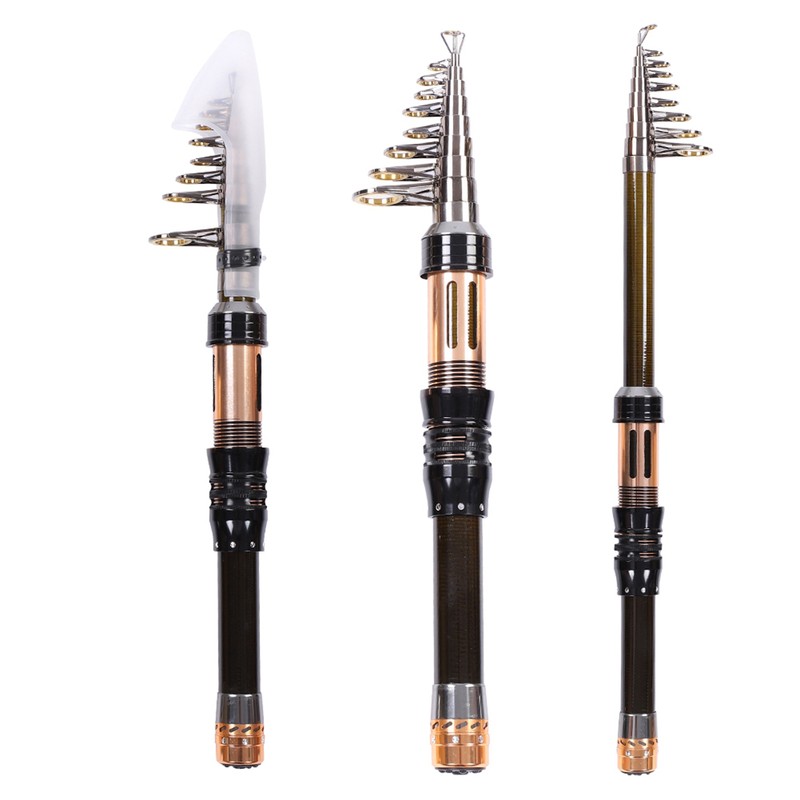 Protable Super Hard Carbon Fishing Rod Ultrashort Section Mini Telescopic