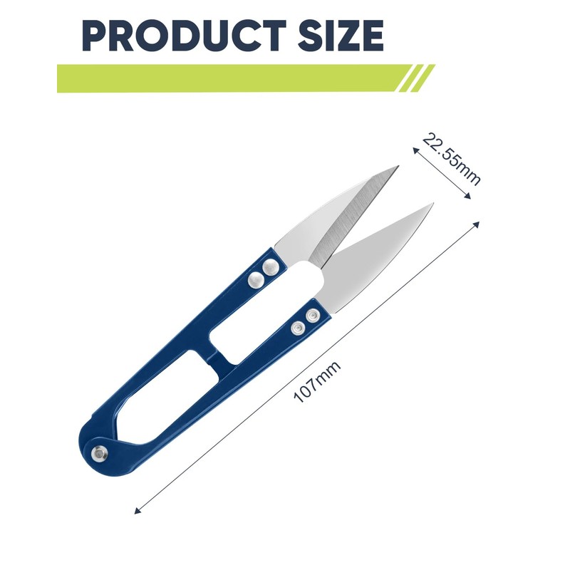 UCEC 3 Blue Thread Snips, Thread Cutter, Sharp & Easy