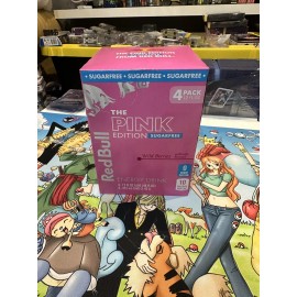 Redbull Rare Red Bull Sugar Free Pink Edition Wild Berries 12 Oz 4pk Brand New Ships Now