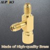 Aupoko Quick Coupler Access Tee, 1/4'' Valves Core Tee Adapter