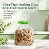 6 Pcs Food Bag Clips Reusable, Plastic Bag Sealing Clips