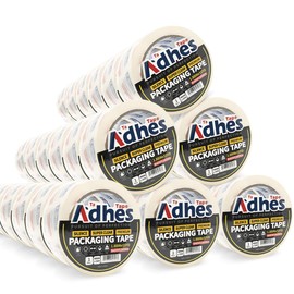 ADHES No Noise Clear Packing Tape, 36 Rolls, 1.88 Inch x 55 Yards, 2.6 mil Heavy Duty Shipping Tape Strong & Durable Package Tape for Shipping, Moving, Mailing and Sealing