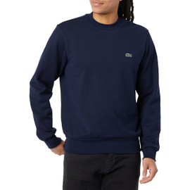 Lacoste Men's Organic Brushed Cotton Sweatshirt, Navy Blue, XX-Large