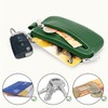 MANAGE Leather Key Case with Coin Compartment and Key Ring