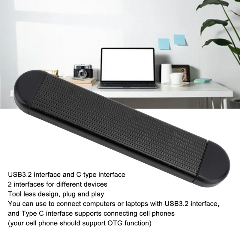 M.2 Nvme PCIE NGFF SATA SSD Enclosure UASP Compliant USB