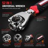 Universal Multi-Function Wrench for Home Repairs – 52-in-1 Double-Ended Socket
