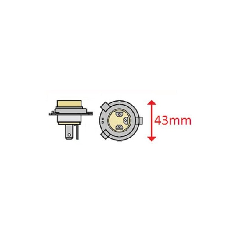 LUKS H4 75/70W 24V Bulb 24/24 V, 75/70 W, P43t