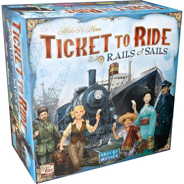 Asmodee Ticket to Ride Rails & Sails Board Game -