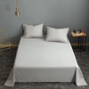 Microfiber Queen Bedding Flat Sheet, Ultra Soft and Wrinkle, Fade,