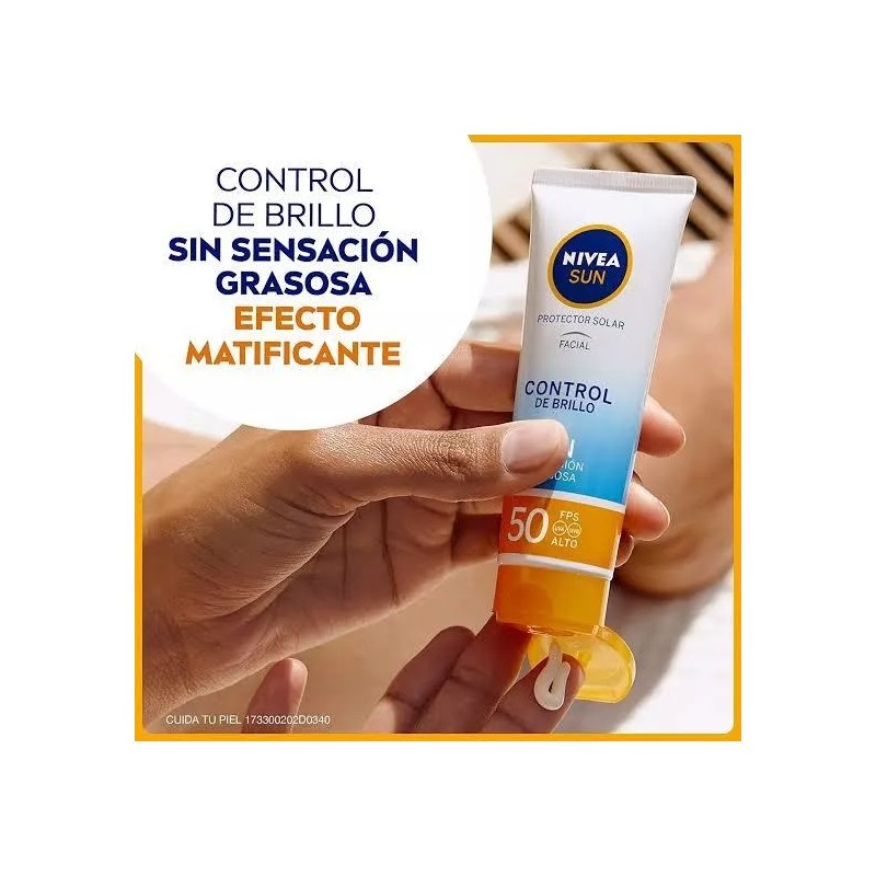 Nivea Protector Solar, Gel Y Suero Hidratante Piel Grasa-mixta
