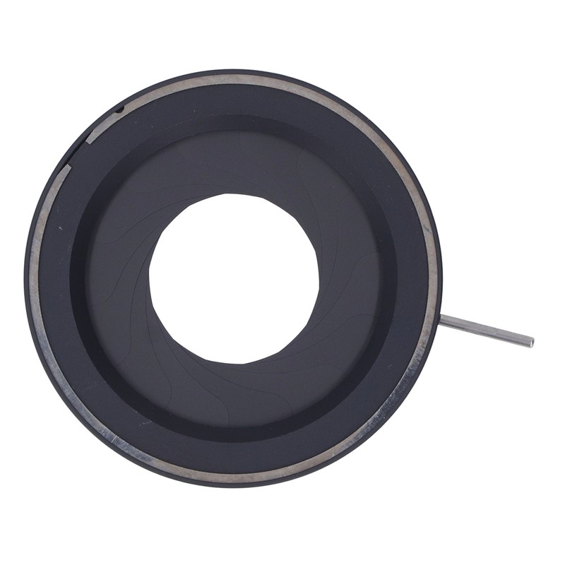 Lens Diaphragm 3 to 52mm Aluminum Alloy Adjustable Microscope Iris
