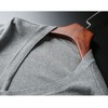 OKJCON Men's Cardigan Sweater V Neck Solid Knit Cotton Autumn