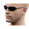 AMP Small Rimless Oval Neo Matrix Style Sunglasses Metal Super