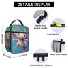 DZUAIKIT Rainbow Axolotl Print Lunch Box Waterproof Reusable Lunch Bag
