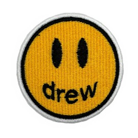 Drew Smile Patch Iron on Patch Embroidered Patch Applique Patch for Jacket Patch for Backpack