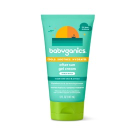 Babyganics After Sun Gel Cream, Mellow Melon, 5oz