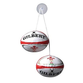 Wales Rugby Car Dangle Set