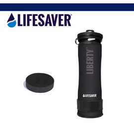 LifeSaver Liberty Replacement Carbon Filter 3-Pack - Activated Carbon Water Filters for 100 litres, Improves Taste, Removes Smells, Filters Chemicals and Heavy Metals, Enhances Purity