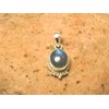 Art Gecko 925 Sterling Silver Fiery Oval Labradorite Pendant, Stone,