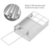Folding Toaster Stainless Steel Versatile Mini Portable Toaster for Bread