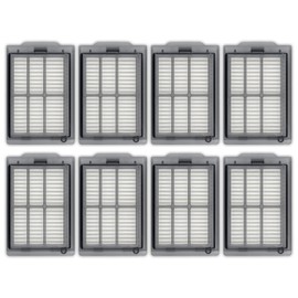 (8 Pack) Plus 505 Combo Replacement HEPA Filters Compatible with iRobot Plus 505 Combo robot + AutoWash dock/Plus 405 Combo Robot Vacuum, Upright Filter, Vacuum Filters
