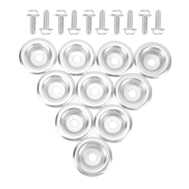 20pcs UTV Skid Plate WasherSet Rugged Metal Replacement for Polaris