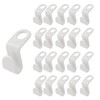 20pcs Clothes Hanger Connector Hooks, Space Saving Wardrobe Clothes Organizer,